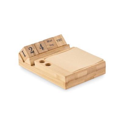 Calendrier de bureau avec 2 porte-stylos Mixe