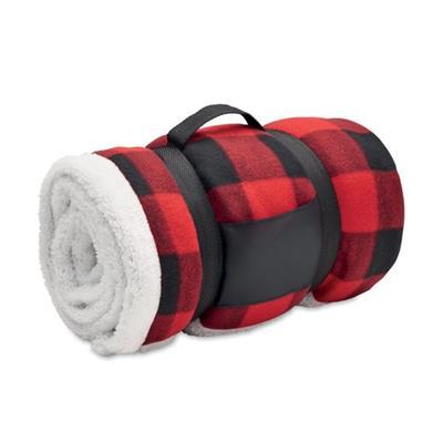 Couverture polaire doublée sherpa en RPET Sheamus