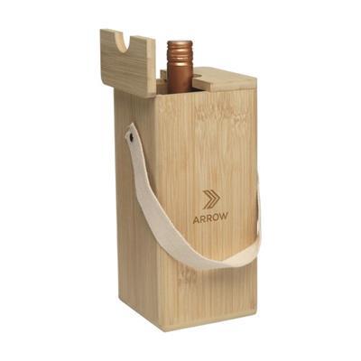 Rafraîchisseur à vin robuste en bambou et coton Dy