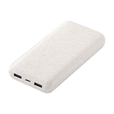 Power Bank écologique 20 000 mAh en ABS Simaras