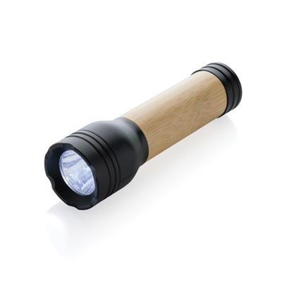 Lampe de poche 1W en ABS et bambou Reybilon