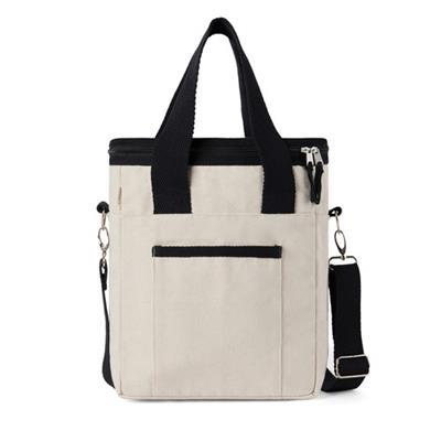Tote bag isotherme bicolore en coton recyclé Dimas