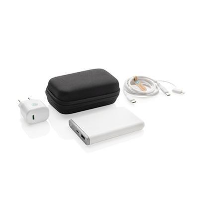Set batterie câble et chargeur 20W en PET Macareux