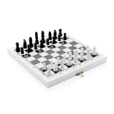 Jeu de société 3 en 1 avec boîte en bois Sabrie