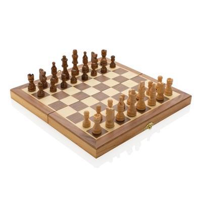 Jeu d'échecs pliable en bois et en MDF Losae