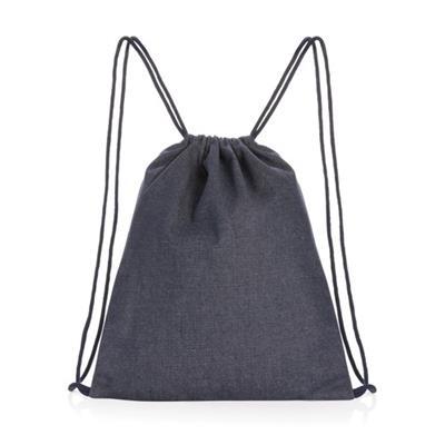 Sac à dos en jean à cordon en denim recyclé Méra