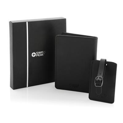 Set de voyage porte-passeport pratique en PU Vino