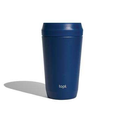Mug 354ml avec couvercle 360 en acier recyclé Bee