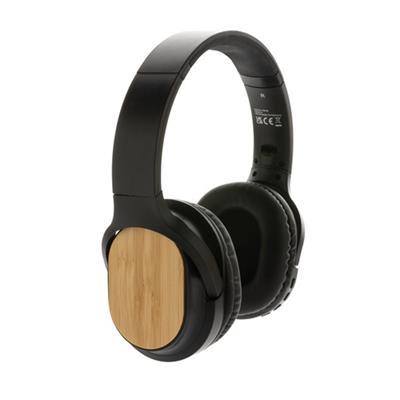 Casque sans fil pliable en bambou et ABS Aritech