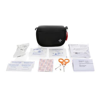 Set premiers secours dans une trousse en PU Saturo