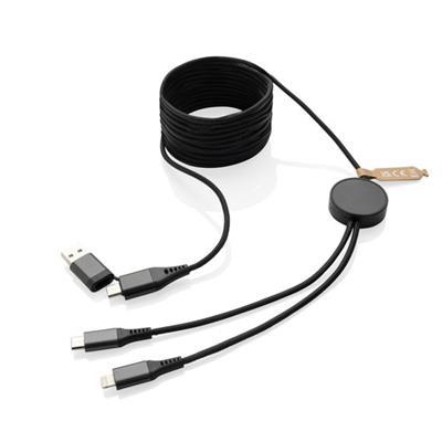 Câble chargeur 4 en 1 de 3 mètres en rPET Messiera