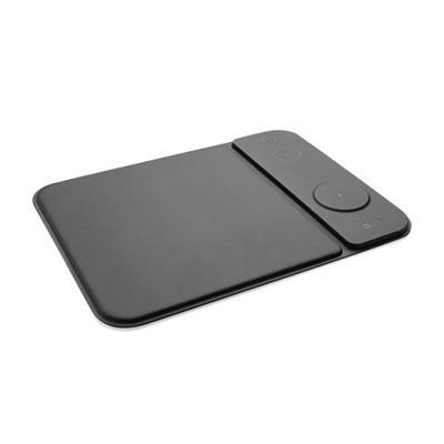 Tapis de souris avec chargeur 15W en PU Dodie