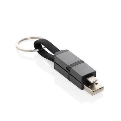 Câble de charge rapide 4 en 1 en aluminium Cabbo