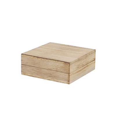 Boîte de présentation en bois naturel Spikes