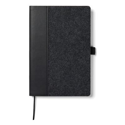 Carnet A5 en feutrine recyclée et en papier Tiare