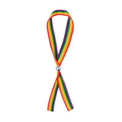 Bracelet Rainbow multicolore en polyester Bardock