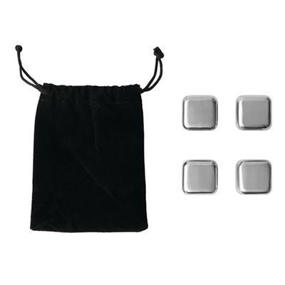 Set de glaçons en acier dans un étui Sébastopole