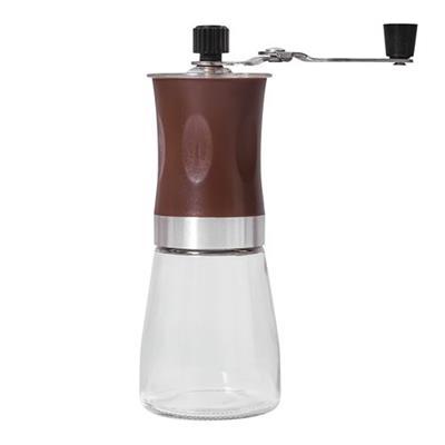 Moulin à café compact avec récipient en verre Turq