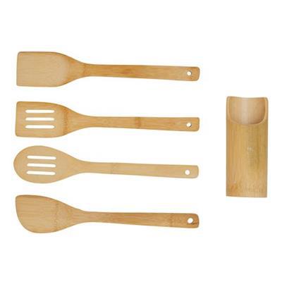 Ensemble de cuillères 5 pièces en bois Spinner