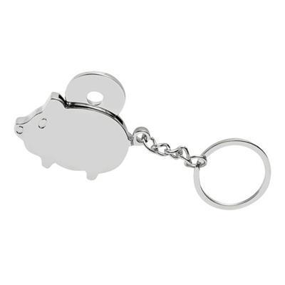 Porte-clés en métal en forme de cochon Danmas