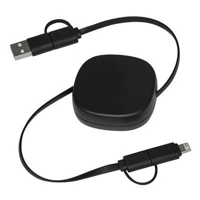 Câble de charge et de transfert enroulable Saynato