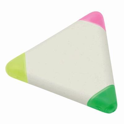 Surligneur triangulaire avec 3 couleurs en ABS Zor