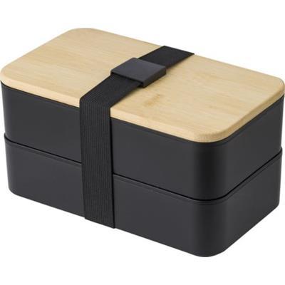 Lunch box double compartiment en plastique Maxwell