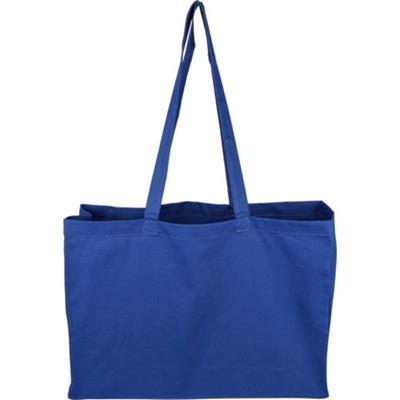 Sac shopping en coton élégant avec soufflet Smile