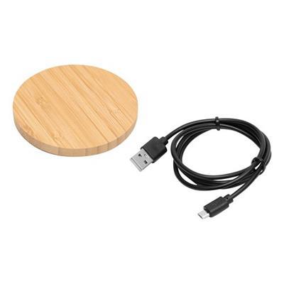 Station de charge sans fil 10W en bambou Motion