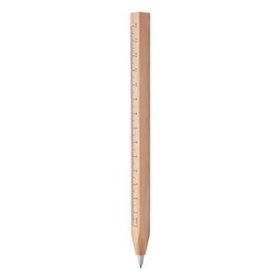 Stylo à bille en bois avec règle gradué Berchus