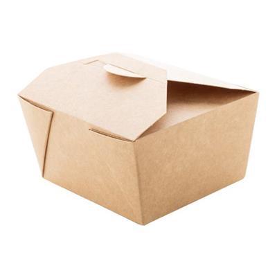 Boîte en papier kraft pour aliments à emporter Rob
