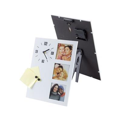 Horloge de bureau avec 3 compartiments photo Litah
