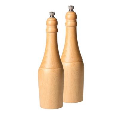 Ensemble salière et poivrière élégant en bois Baro