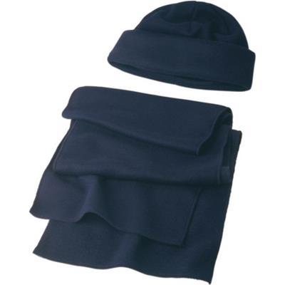 Bonnet et écharpe en laine polaire élégant Rimake