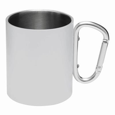 Mug en acier inox avec poignée mousqueton Hoters