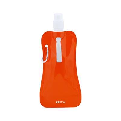 Gourde pliable 400ml en PET recyclé élégant Riley