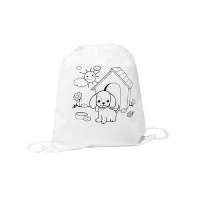 Sac à dos coloriage pour enfant en non tissé Dwars