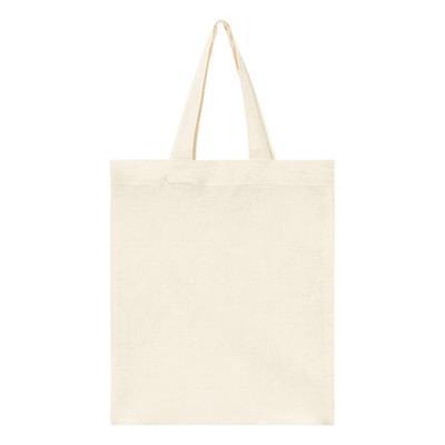 Petit sac coton beige avec anses courtes Pétrus