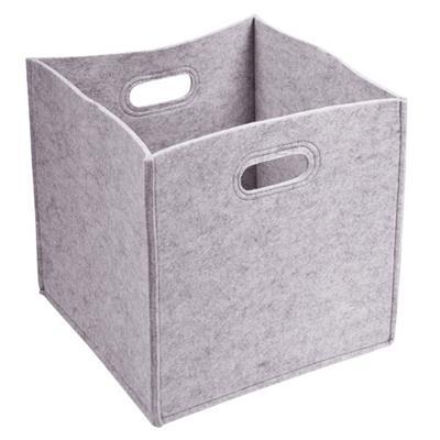 Boîte de rangement en feutre en polyester Dobbie