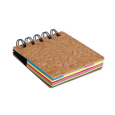 Bloc-notes en liège avec notes autocollantes Newbo