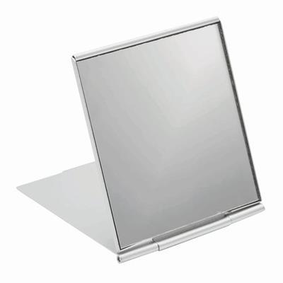 Miroir de poche en aluminium en forme de carte Kim