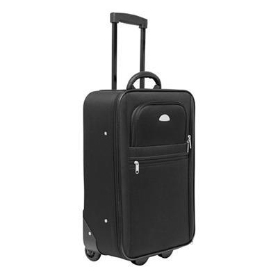 Trolley noir avec cadenas en polyester Antwerp