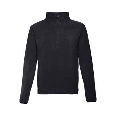 Pull polaire col zippé unisexe en polyester Vaïnah