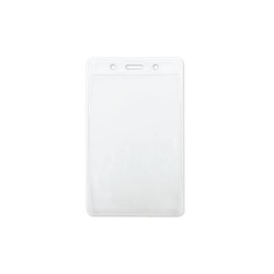 Porte-badge vertical  transparent en PVC Maiten