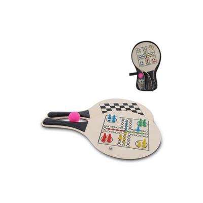 Jeu de tennis avec surface d'échecs en bois Alcare