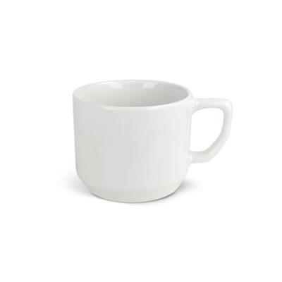 Mug blanc 250 ml en porcelaine avec poignée Kupera