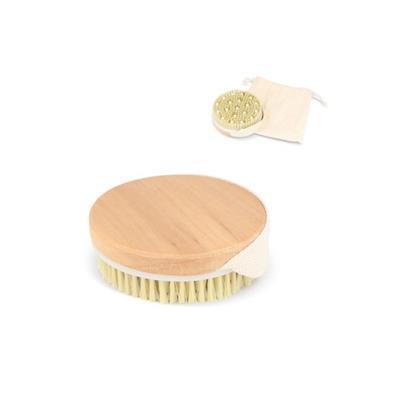Brosse de bain luxueuse résistant en bambou Luxio