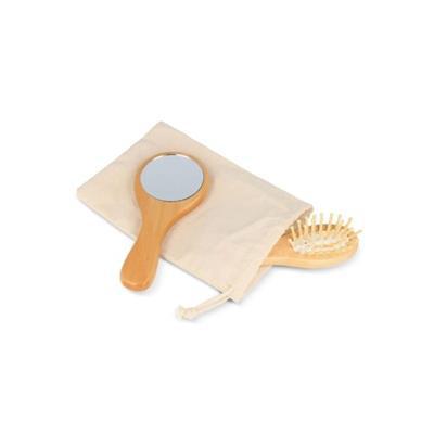 Set de beauté en bambou résistant avec étui Cobas