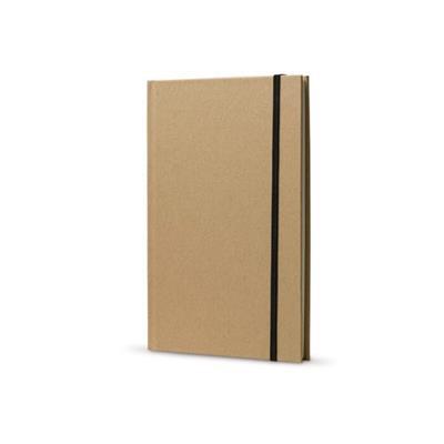 Carnet A5 en carton et fermeture par élastique Léo