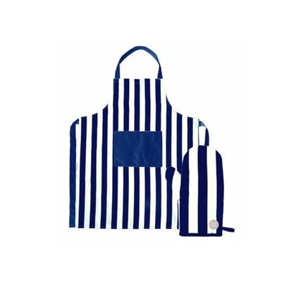Set tablier et gants pour barbecue en coton Miryth